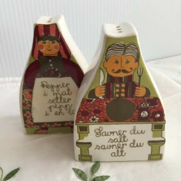 VTG Folklore Salt&Pepper Set by Figgio of Norway - Picture 2 of 7